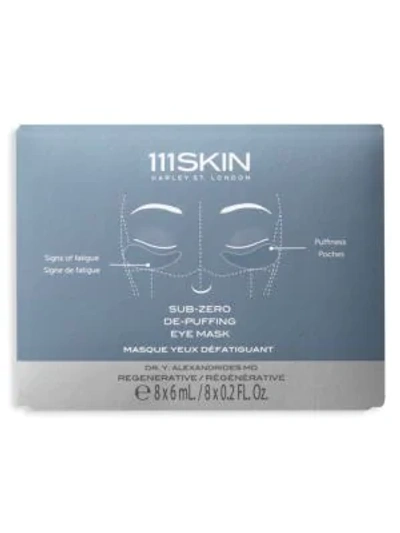 111skin Sub-zero 8-piece De-puffing Eye Mask Set