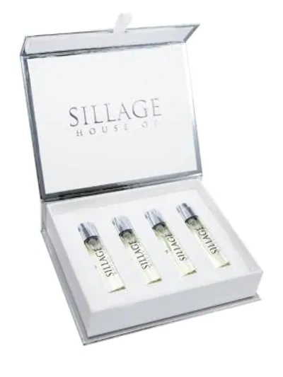 House Of Sillage Silver 4-piece Benevolence Travel Spray Refill Set