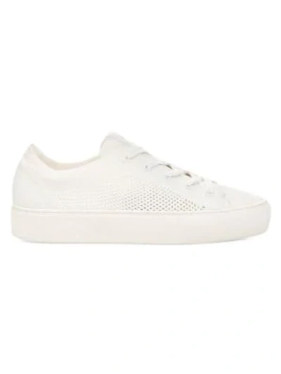 Ugg Zilo Leather Platform Sneaker In White