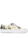 KENZO KENZO WOMEN'S BEIGE POLYURETHANE trainers,FA52SN260F7703 40