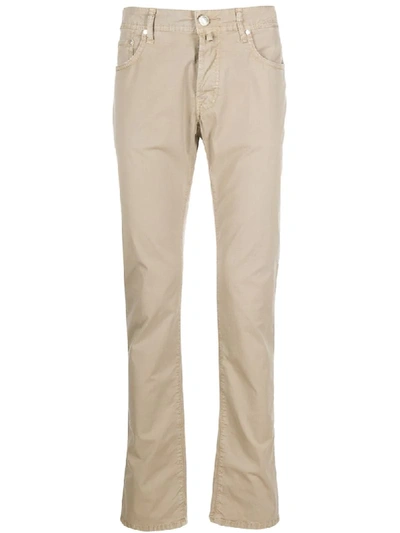 Jacob Cohen Halbhohe Hose In Neutrals