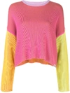 DIANE VON FURSTENBERG COLOUR-BLOCK JUMPER