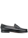 Sebago Black Leather Loafers