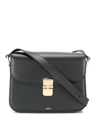 A.p.c. Grace Cross Body Bag In Black