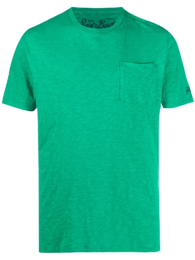Mc2 Saint Barth President One Pocket T-shirt In Green