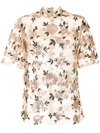 Macgraw Sheer Shell Top In Neutrals
