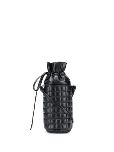 A.w.a.k.e. Black Femke Quilted Bucket Bag