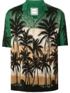 WOOYOUNGMI TROPICAL-PRINT SHORT-SLEEVED SHIRT