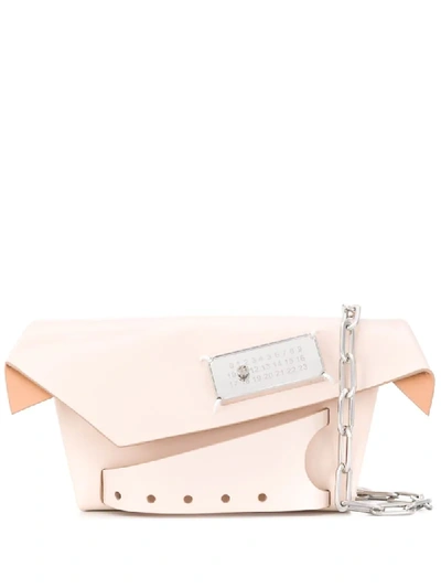 Maison Margiela Small Snatched Crossbody Bag In Pink