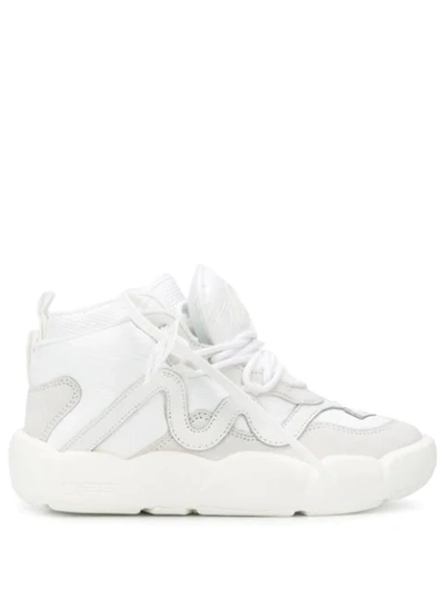 Off-white Optic Chlorine Mid Top Trainer In White