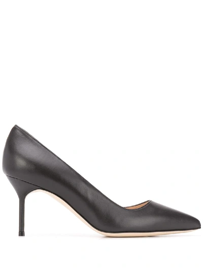 Manolo Blahnik Bb Pointed Toe Pumps In Black