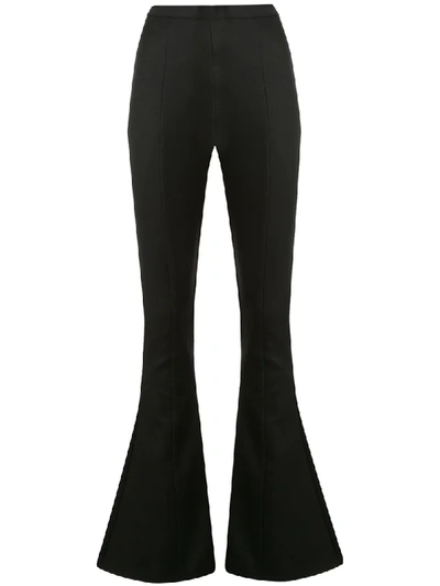 Bec & Bridge Dana Flared Trousers In Black