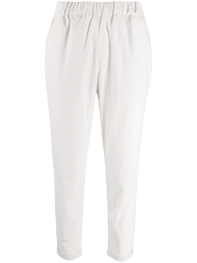 Lis Lareida Elastic Waist Trousers In Neutrals