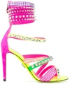 PHILIPP PLEIN STUDDED GLADIATOR SANDALS