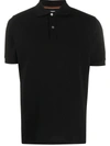 Paul Smith Piqué Polo Shirt In Black