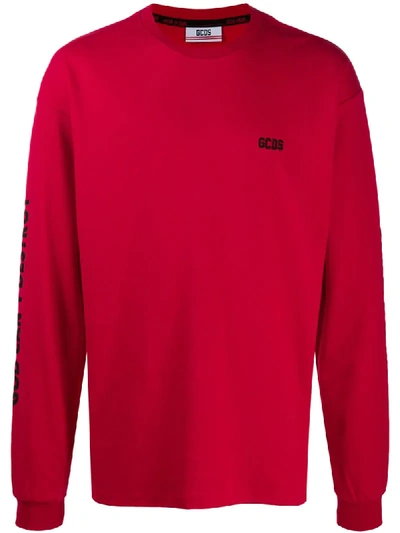 Gcds 'destroy' Sweatshirt In Red