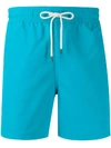 Polo Ralph Lauren Embroidered Logo Track Shorts In Blue