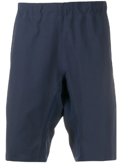 Veilance Track Shorts In Blue