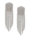 ALESSANDRA RICH CRYSTAL-EMBELLISHED DROP EARRINGS