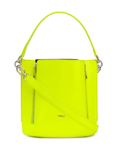 Furla Vibrant Tote Bag In Yellow