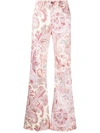 ETRO PAISLEY PRINT FLARED JEANS