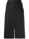GIVENCHY CHAIN DETAIL STRAIGHT SKIRT