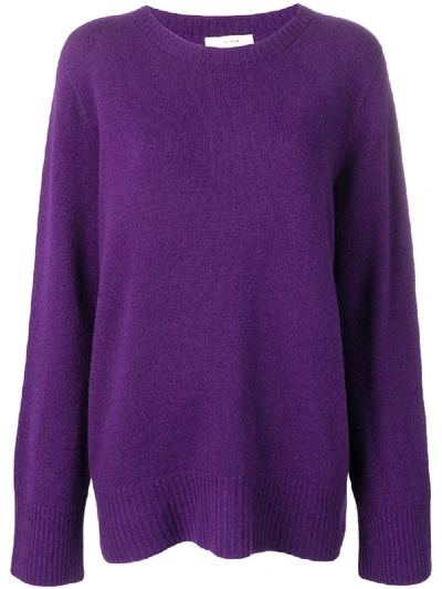 The Row Loose-fit Jumper In Purple