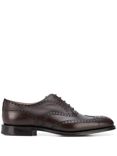 Church's Berlin Nevada Leather Oxford Brogues In Brown