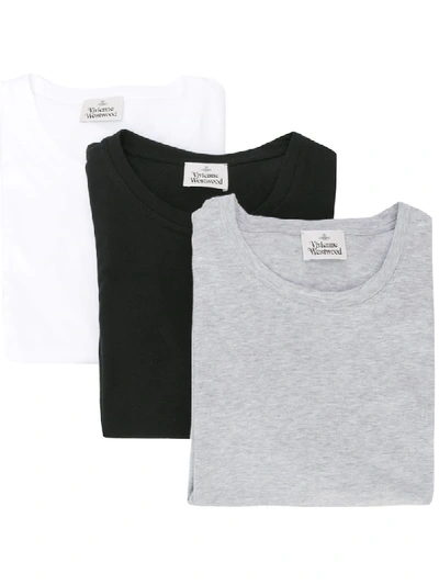Vivienne Westwood Three-pack Plain T-shirt In White