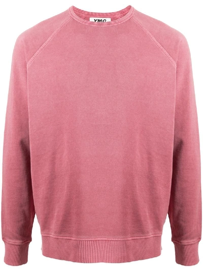 Ymc You Must Create Crew Neck Sweatshirt In Pink