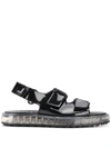 JOSHUA SANDERS AIR TOUCH-STRAP SANDALS