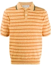 MARNI STRIPED POLO SHIRT