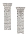 ALESSANDRA RICH CRYSTAL-EMBELLISHED DROP EARRINGS