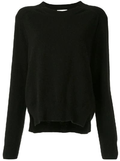 Bassike Cashmere Knitted Jumper In Black