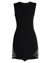 DAVID KOMA Sleeveless Cady Mini Dress,060049254598