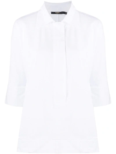 Seventy Three-quarter Length Sleeve Shirt In White