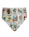 Agua By Agua Bendita Alicia Printed High-waisted Bikini Bottoms In Multi