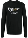 VERSACE EMBELLISHED SUNGLASSES JUMPER