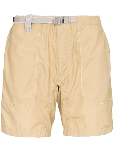 And Wander Brown Belted Climbing Shorts
