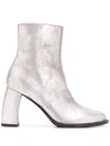 ANN DEMEULEMEESTER BRISTOL CURVED-HEEL ANKLE BOOTS