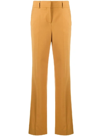 Incotex Low-waist Straight Trousers In Neutrals