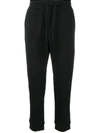 EMPORIO ARMANI SLIM-FIT TRACK TROUSERS