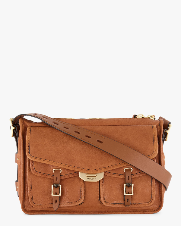 Rag & Bone Field Leather Messenger Bag In Brown ModeSens