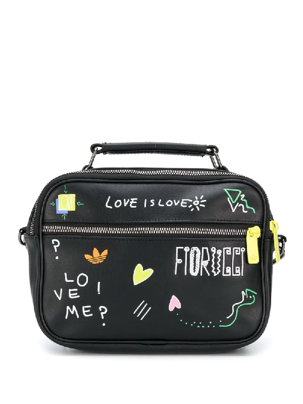 Fiorucci X Adidas Airliner Crossbody Bag In Black ModeSens