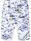 LACOSTE GREETINGS SWIM TRUNKS