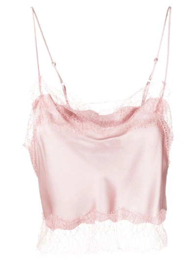 Sablyn Rose Lace Camisole Top In Pink