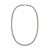 LAURA LOMBARDI CURB CHAIN NECKLACE