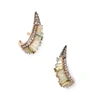 NAK ARMSTRONG RUCHED EAR CLIPS EARRING