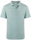 Filippa K Short-sleeve Polo Shirt In Blue