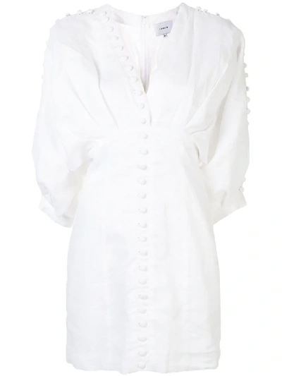 Joslin Isabella Ramie Dress In White
